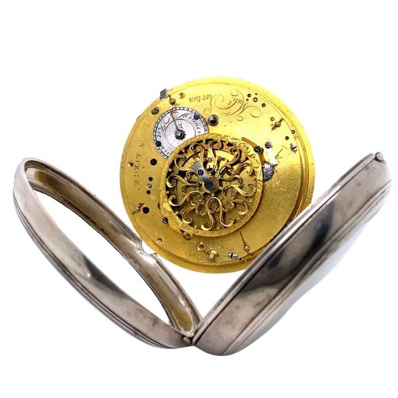 Belgian silver repeating à toc center seconds duplex Circa 1790 Belgian silver repeating à toc center seconds duplex Circa 1790