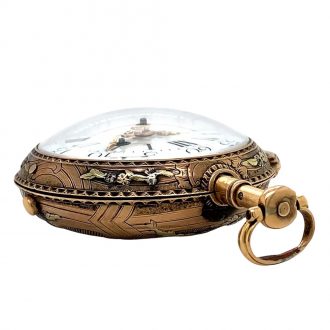 French 18K varicoloured gold quarter repeating verge Circa 1785