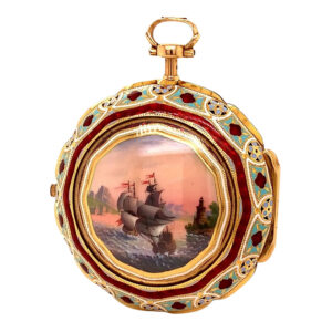 English gold and enamel verge for the Turkish market Circa 1813