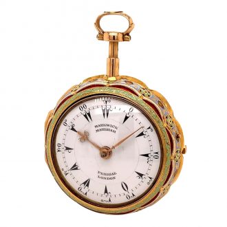 English gold and enamel verge for the Turkish market Circa 1813