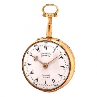 English gold and enamel verge for the Turkish market Circa 1813