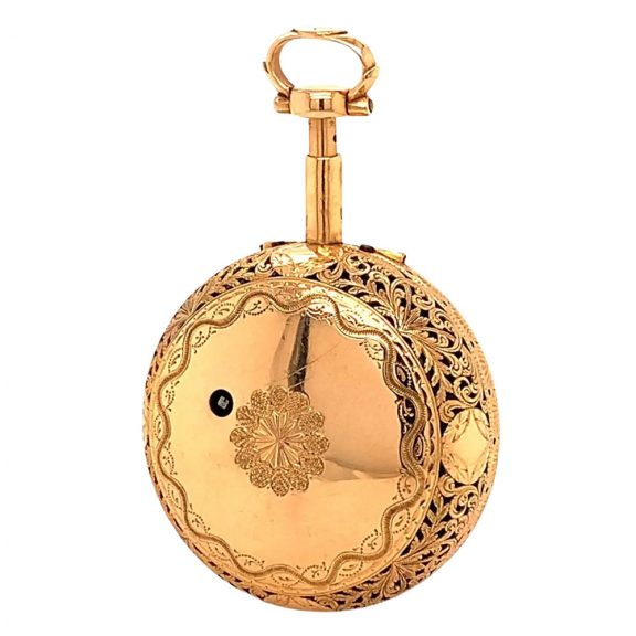 English gold and enamel verge for the Turkish market Circa 1813 English gold and enamel verge for the Turkish market Circa 1813