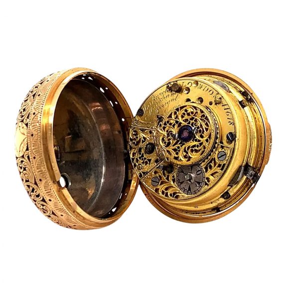 English gold and enamel verge for the Turkish market Circa 1813 English gold and enamel verge for the Turkish market Circa 1813