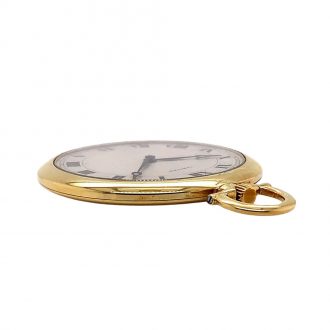 Ultra flat French/Swiss 18K gold open faced lever Circa 1940
