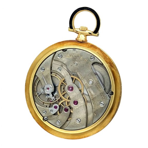 French/ Swiss 18K gold and black enamel Art Deco watch Circa 1922 French/ Swiss 18K gold and black enamel Art Deco watch Circa 1922