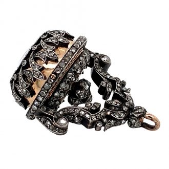 French decorative belle èpoque basket form watch Circa 1900 French decorative belle èpoque basket form watch Circa 1900