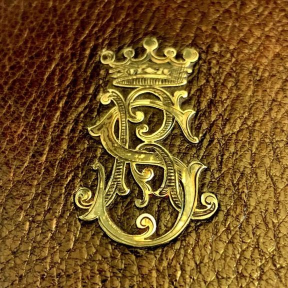French 18K rose gold pendant watch with chatelaine Circa 1890 French 18K rose gold pendant watch with chatelaine Circa 1890