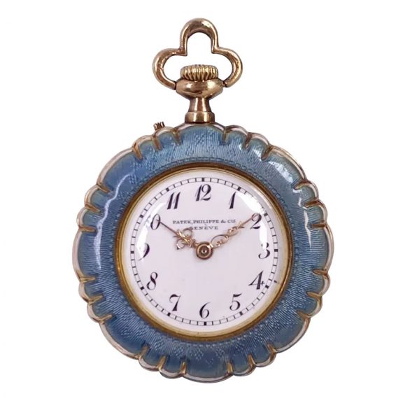 Swiss gold, enamel and diamond set belle époque watch Circa 1912