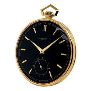 Large Swiss 18 carat gold open faced lever dress watch Circa 1921