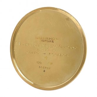 Large Swiss 18 carat gold open faced lever dress watch Circa 1921 Large Swiss 18 carat gold open faced lever dress watch Circa 1921