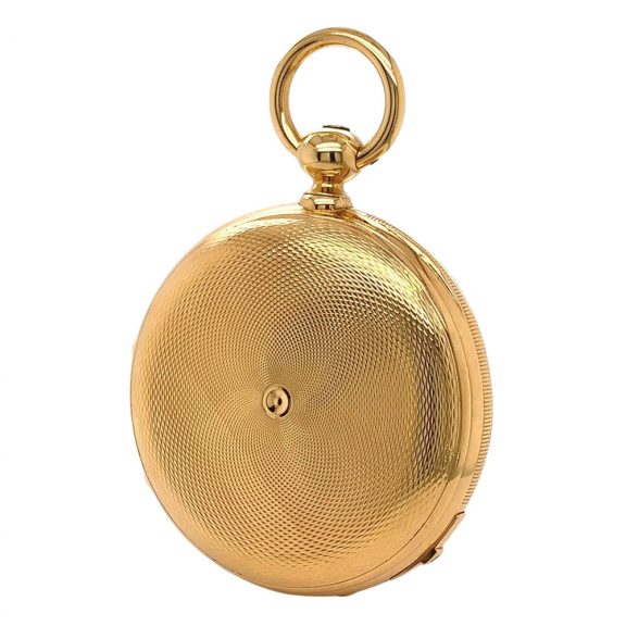 Swiss 18K gold hunting cased astronomical lever Circa 1890 Swiss 18K gold hunting cased astronomical lever Circa 1890