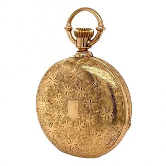 Heavy Swiss 18K gold complicated lever watch Circa 1880