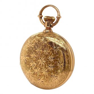 Heavy Swiss 18K gold complicated lever watch Circa 1880