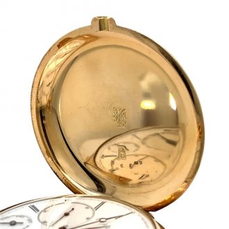 Heavy Swiss 18K gold complicated lever watch Circa 1880