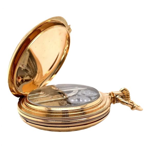Heavy Swiss 18K gold complicated lever watch Circa 1880 Heavy Swiss 18K gold complicated lever watch Circa 1880