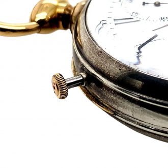 French silver and gold lever with automatic winding circa 1900
