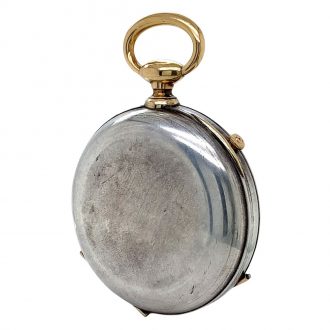 French silver and gold lever with automatic winding circa 1900
