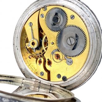 Swiss niëllo silver lever made for the Russian market Circa 1895