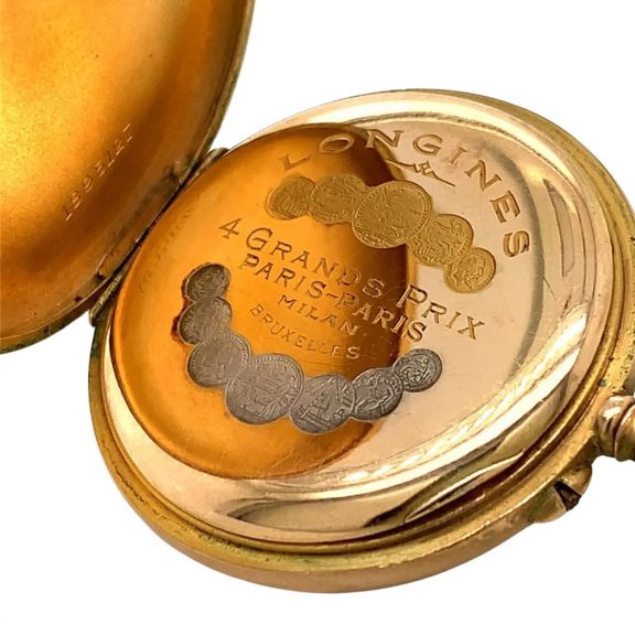 Rare Swiss 18K gold commemorative lever watch Circa 1906 Rare Swiss 18K gold commemorative lever watch Circa 1906