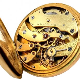 Rare Swiss 18K gold commemorative lever watch Circa 1906