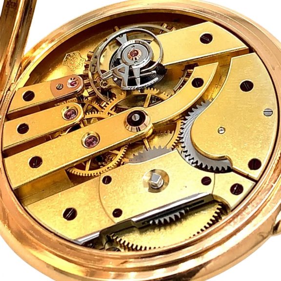 Rare Swiss rose gold commemorative pocket watch Circa 1906 Rare Swiss rose gold commemorative pocket watch Circa 1906