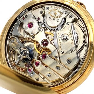 Swiss 18K gold open faced lever watch with alarm Circa 1921 Swiss 18K gold open faced lever watch with alarm Circa 1921