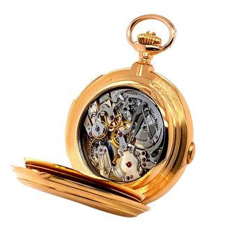 Heavy Swiss 18 carat rose gold complicated lever Circa 1890