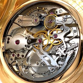 Heavy Swiss 18 carat rose gold complicated lever Circa 1890