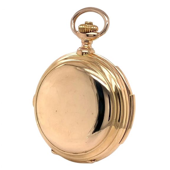 Heavy Swiss 18 carat rose gold complicated lever Circa 1890 Heavy Swiss 18 carat rose gold complicated lever Circa 1890