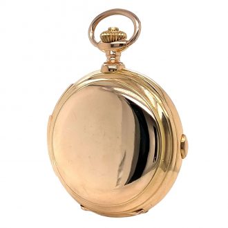 Heavy Swiss 18 carat rose gold complicated lever Circa 1890