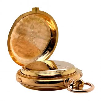 Heavy Swiss 18 carat rose gold complicated lever Circa 1890