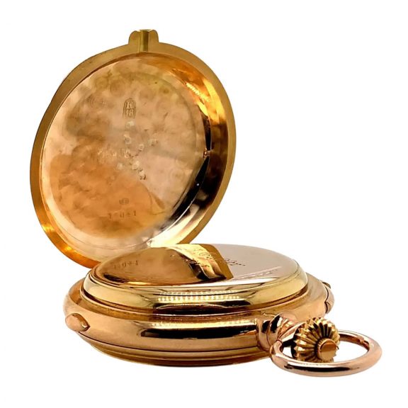 Heavy Swiss 18 carat rose gold complicated lever Circa 1890 Heavy Swiss 18 carat rose gold complicated lever Circa 1890
