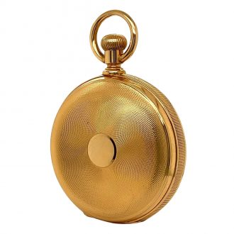 Rare Swiss 18K gold split seconds chronograph Circa 1900