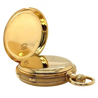 Rare Swiss 18K gold split seconds chronograph Circa 1900