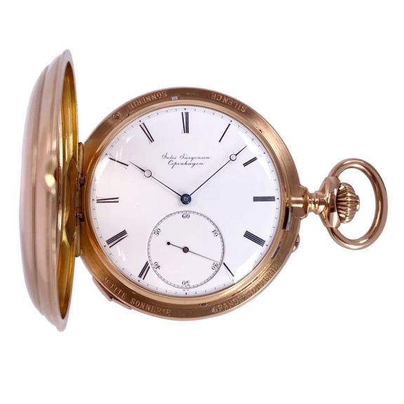 Swiss/Danish grande and petite sonnerie repeating watch Circa 1855
