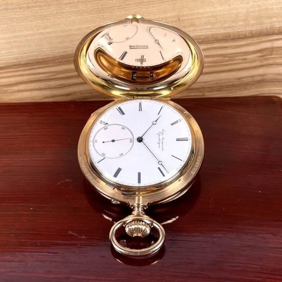 Swiss/Danish grande and petite sonnerie repeating watch Circa 1855 Swiss/Danish grande and petite sonnerie repeating watch Circa 1855