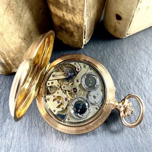 Swiss/Danish grande and petite sonnerie repeating watch Circa 1855 Swiss/Danish grande and petite sonnerie repeating watch Circa 1855