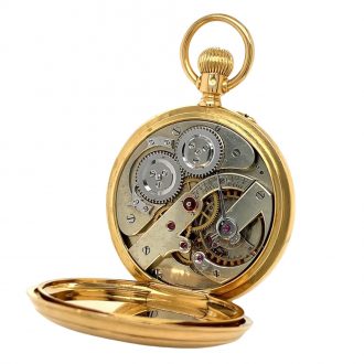 Austrian 18K gold open faced lever pocket watch Circa 1900