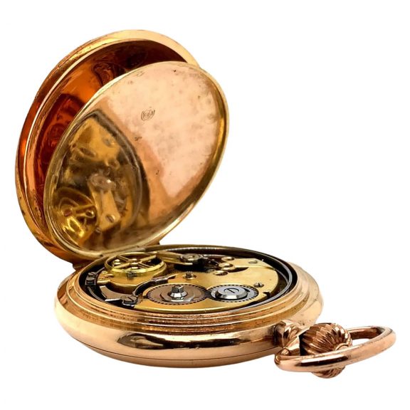 Swiss 18K rose gold minute repeating lever watch Circa 1900 Swiss 18K rose gold minute repeating lever watch Circa 1900