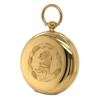 English gold pocket chronometer with 30h power reserve Circa 1881