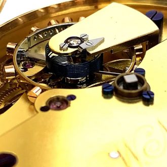 English gold pocket chronometer with 30h power reserve Circa 1881