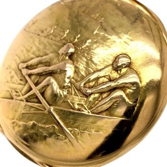 Very fine Swiss 18K gold open faced lever watch Circa 1910