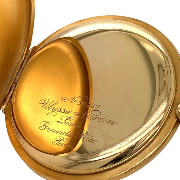 Very fine Swiss 18K gold open faced lever watch Circa 1910 Very fine Swiss 18K gold open faced lever watch Circa 1910