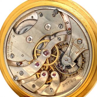 Very fine Swiss 18K gold open faced lever watch Circa 1910