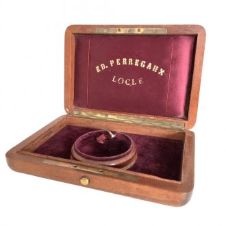 Rare Swiss 18 carat gold open faced lever pocket watch Circa 1860