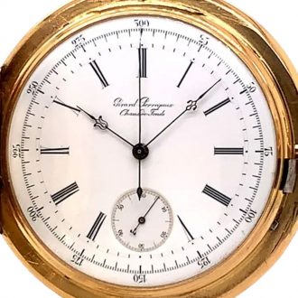 Swiss chronograph made for the Argentine market Circa 1910