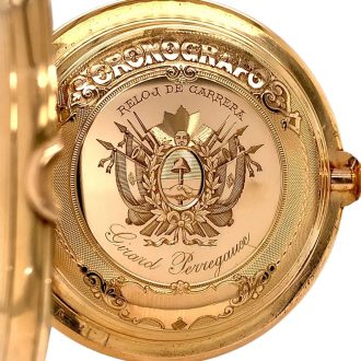 Swiss chronograph made for the Argentine market Circa 1910