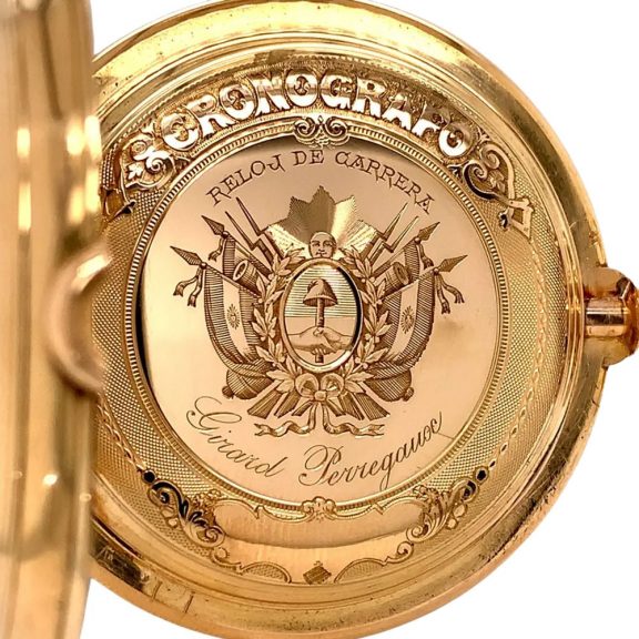 Swiss chronograph made for the Argentine market Circa 1910 Swiss chronograph made for the Argentine market Circa 1910