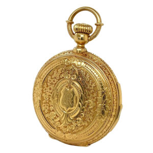 Swiss gold lever made for the South American market Circa 1890