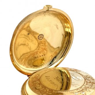 Swiss gold lever made for the South American market Circa 1890